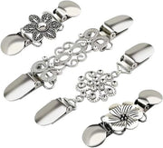 Cinch Clip per Blouse, Gonna e Scialle - Design Vintage con Finestra Argentata