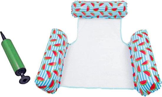 Float per bambino per piscina - materasso gonfiabile per bambini per piscina - attrezzo per la piscina - pompa manuale per l'aria - materassino gonfiabile per bambini per piscina - ombrellone per piscina - (3 tubi)