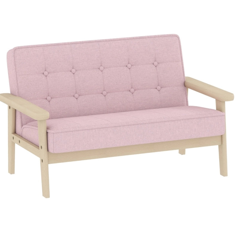 Poltroncina per bambini rosa a 2 posti, 3-15 anni