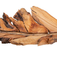 Foglia Decorativa Orizzontale 48 cm in Legno