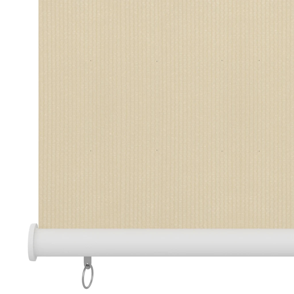 Tenda a Rullo per Esterni color crema 65(L)x140(A) cm HDPE 312601