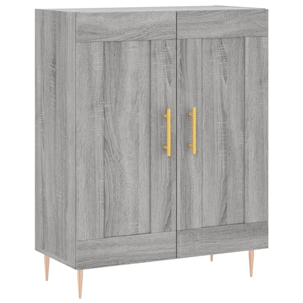 Credenza Grigio Sonoma 69,5x34x180 cm in Legno Multistrato 3199679