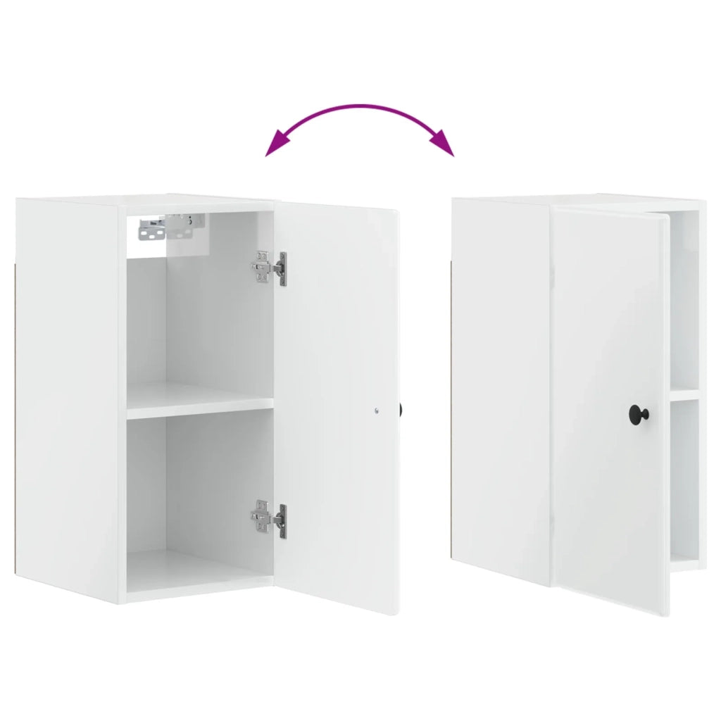 Armadio da bagno a muro BREDA Bianco Lucido 30 x 31 x 59 cm 897469