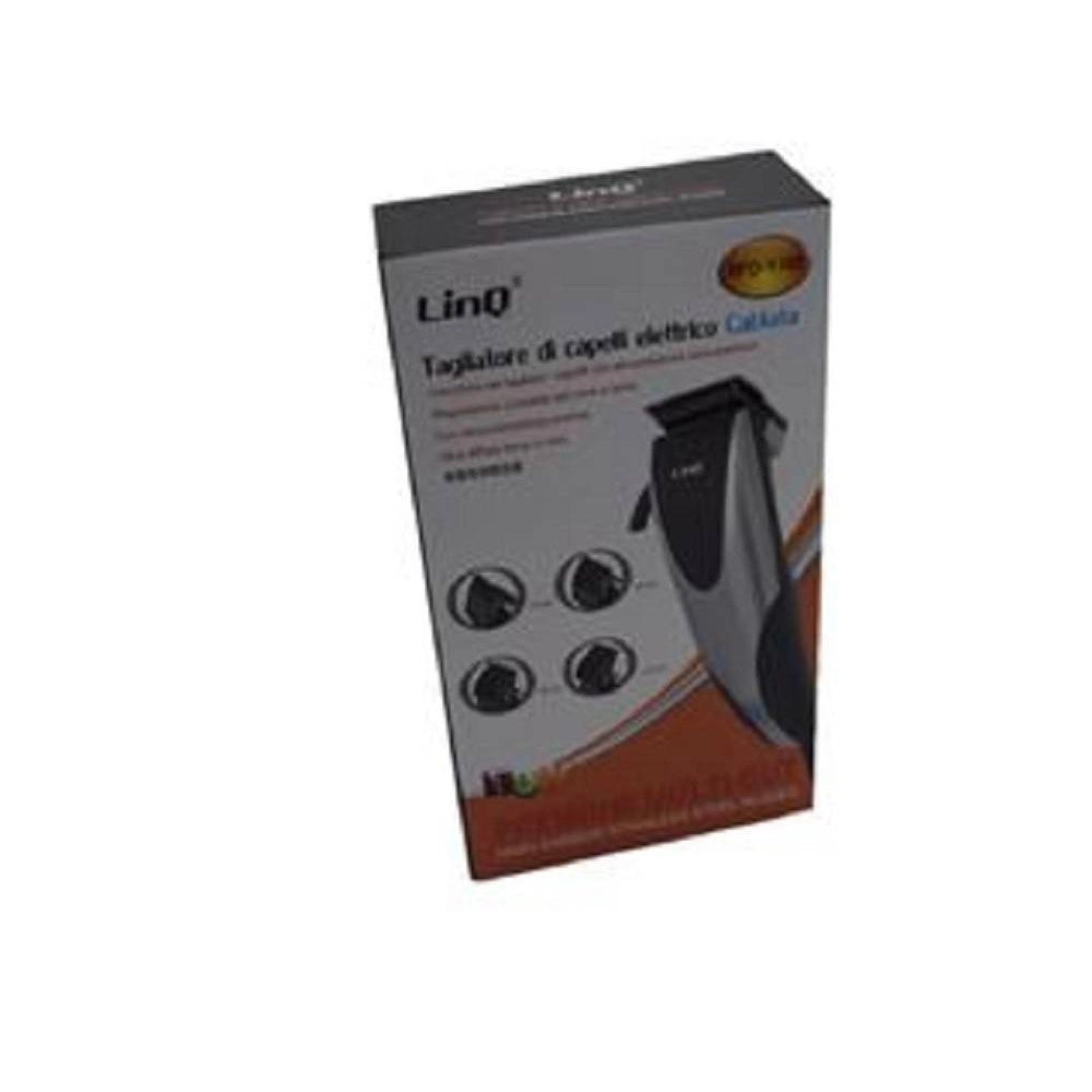 Trade Shop - Rasoio Elettrico Taglia Capelli Regola Barba Baffi Basette Rfc-1102 4 Pettini Guida -