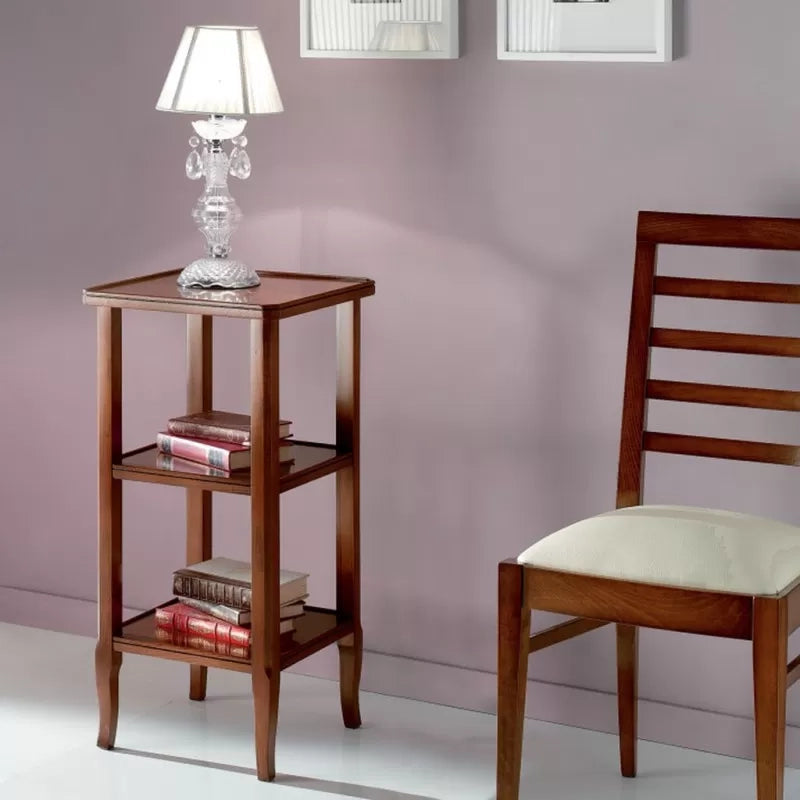 Consolle/etagere in legno grezzo l.40 p.40 h.81 (3121) - Mobili 2G