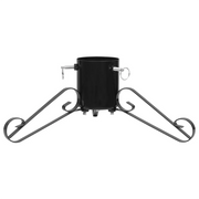 Base per Albero di Natale-Supporti per alberi di natale Nera 58x58x21 cm