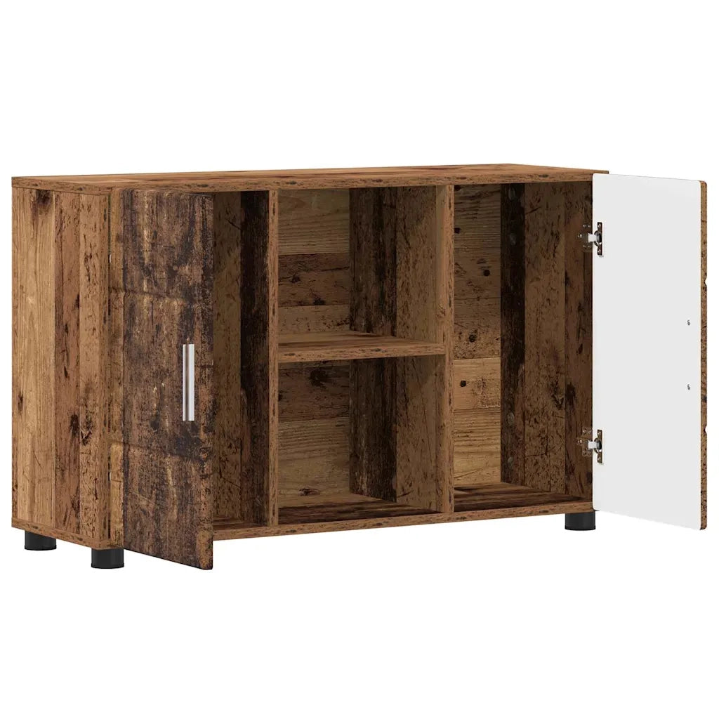 Credenza con porta FLORIN Legno vecchio 88,5 x 30,5 x 55,5 cm