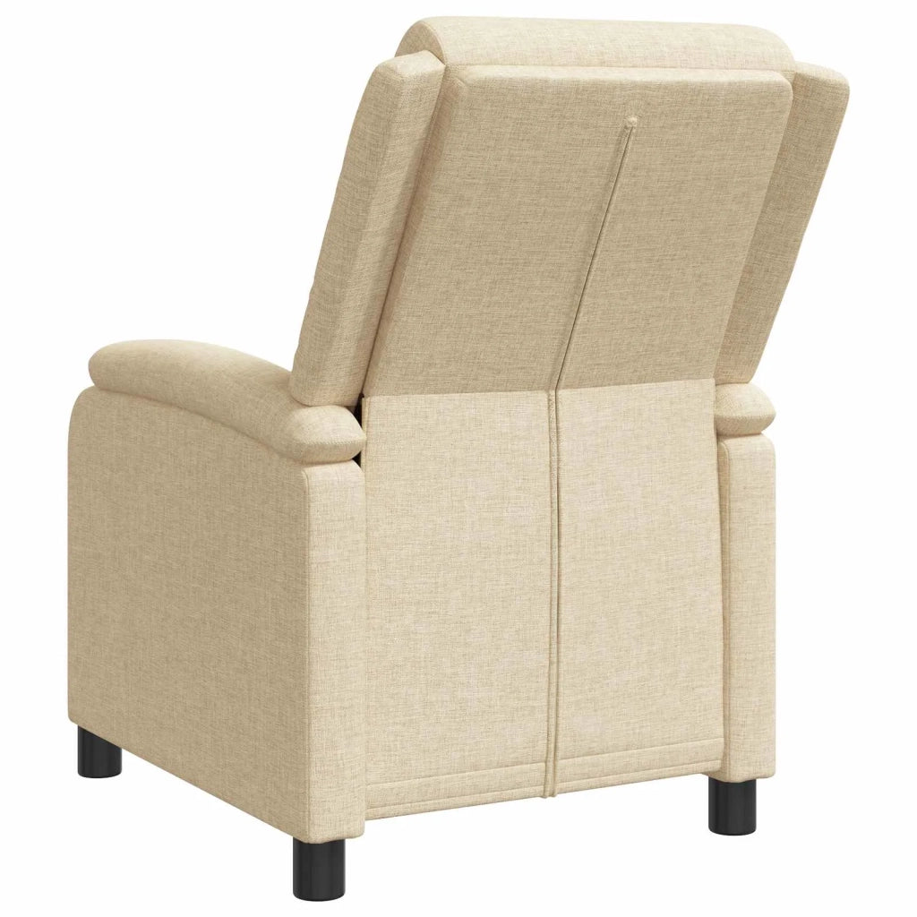 Divano Sedia-Poltrona reclinabile Crema Tessuto 705101