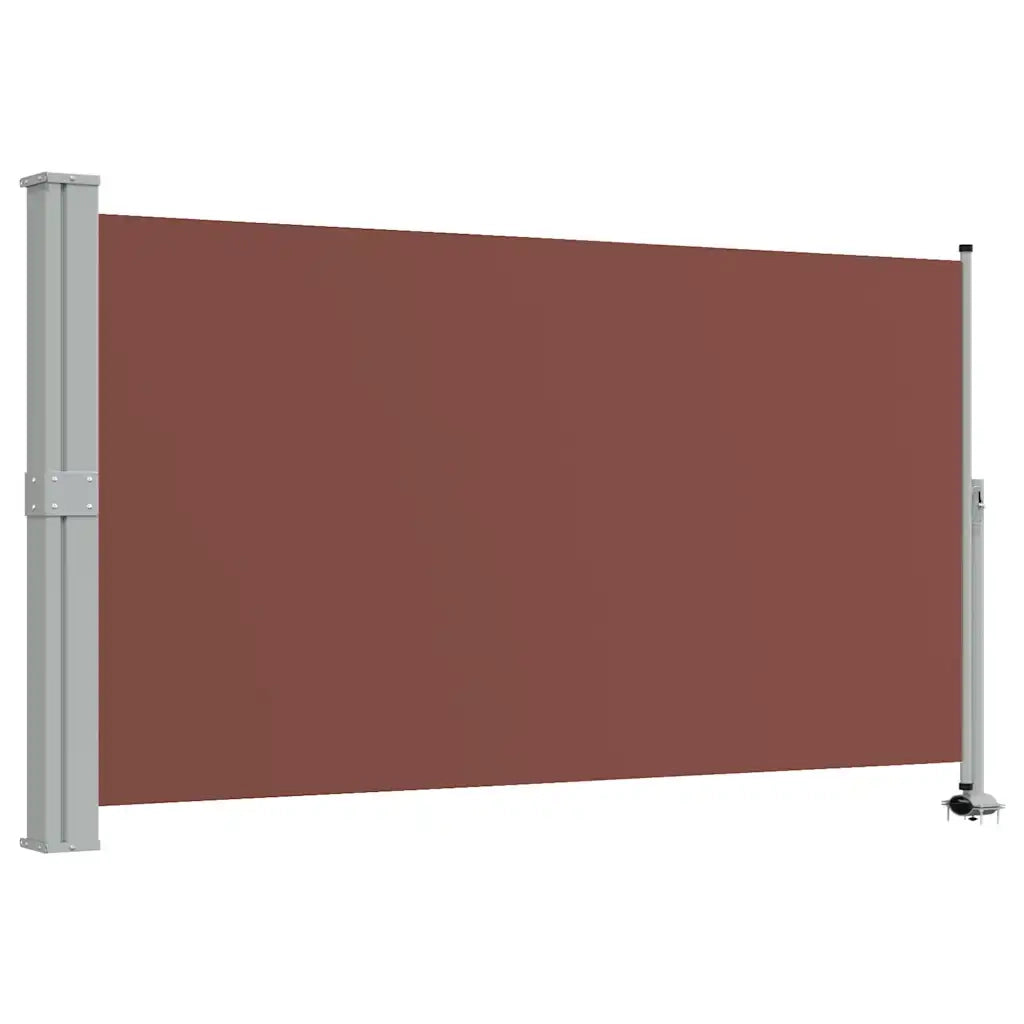 Tenda da Sole Laterale Retrattile per Patio 140x300cm Marrone