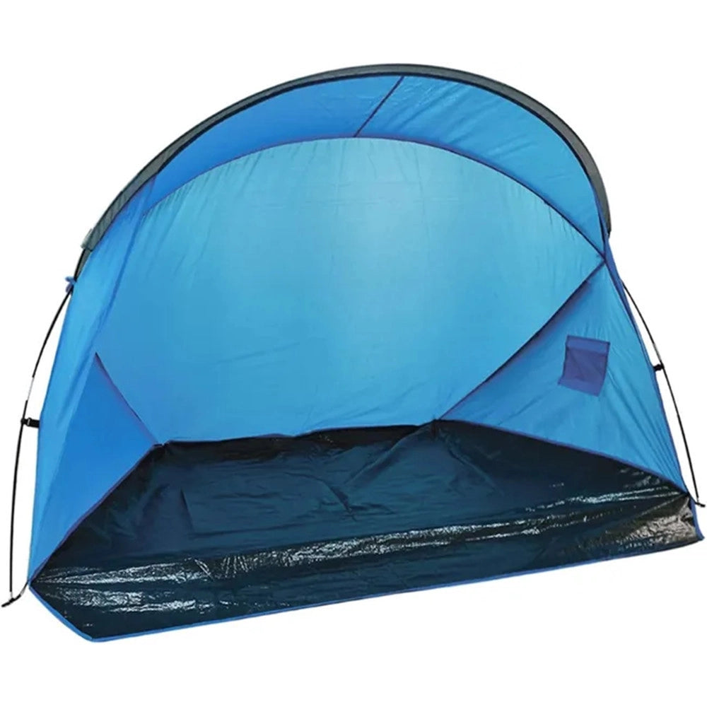 Trade Shop - Tenda Da Spiaggia Paravento Parasole Leggera Con Borsa Trasporto 215x145x130cm 206405 -