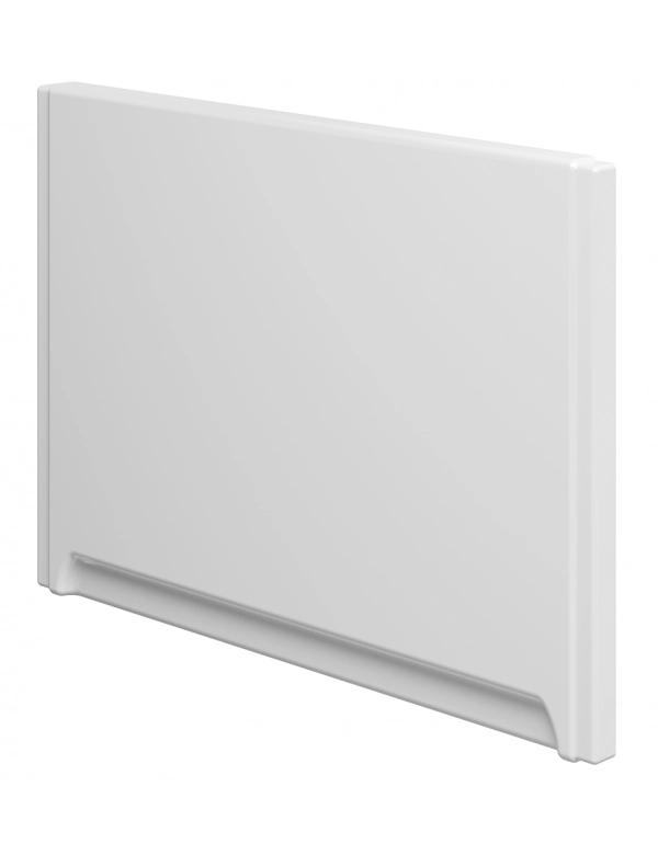 Grembiule vasca laterale universale 90x57 cm in acrilico bianco