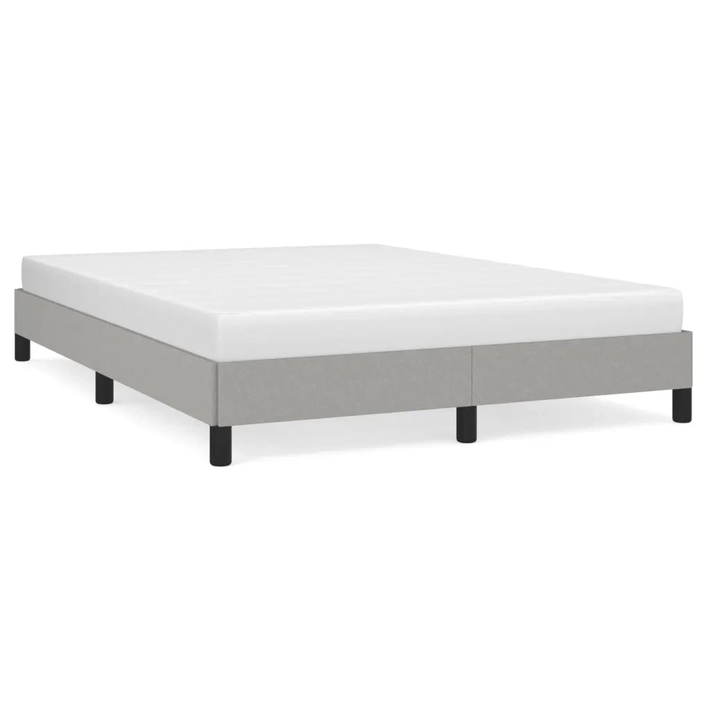Giroletto senza Materasso Grigio Chiaro 140x190 cm Tessuto 346712