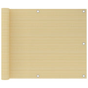 Paravento da Balcone Beige 75x400 cm in HDPE cod mxl 11610