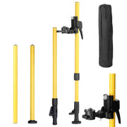 Asta Telescopica 365 cm con Treppiede – Alluminio, Filettatura 1/4" | Altezza Regolabile, Leggera e Portatile