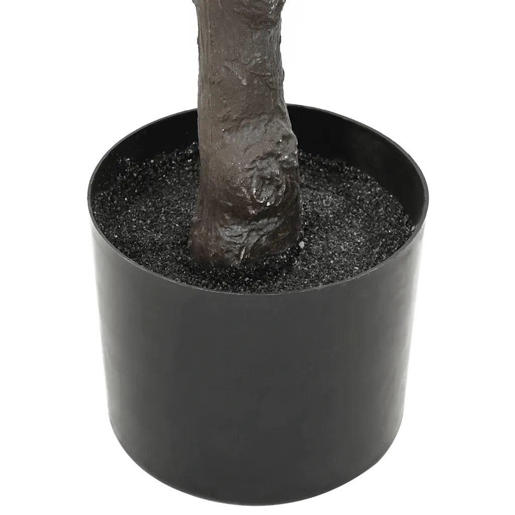 vidaXL Albero di Ficus Artificiale 480 Foglie 130 cm Verde
