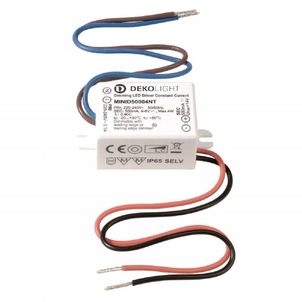 Trade Shop - Trasformatore Led Driver Alimentatore Dimmerabile 4 W 4-8v 500ma Lampade Strisce -