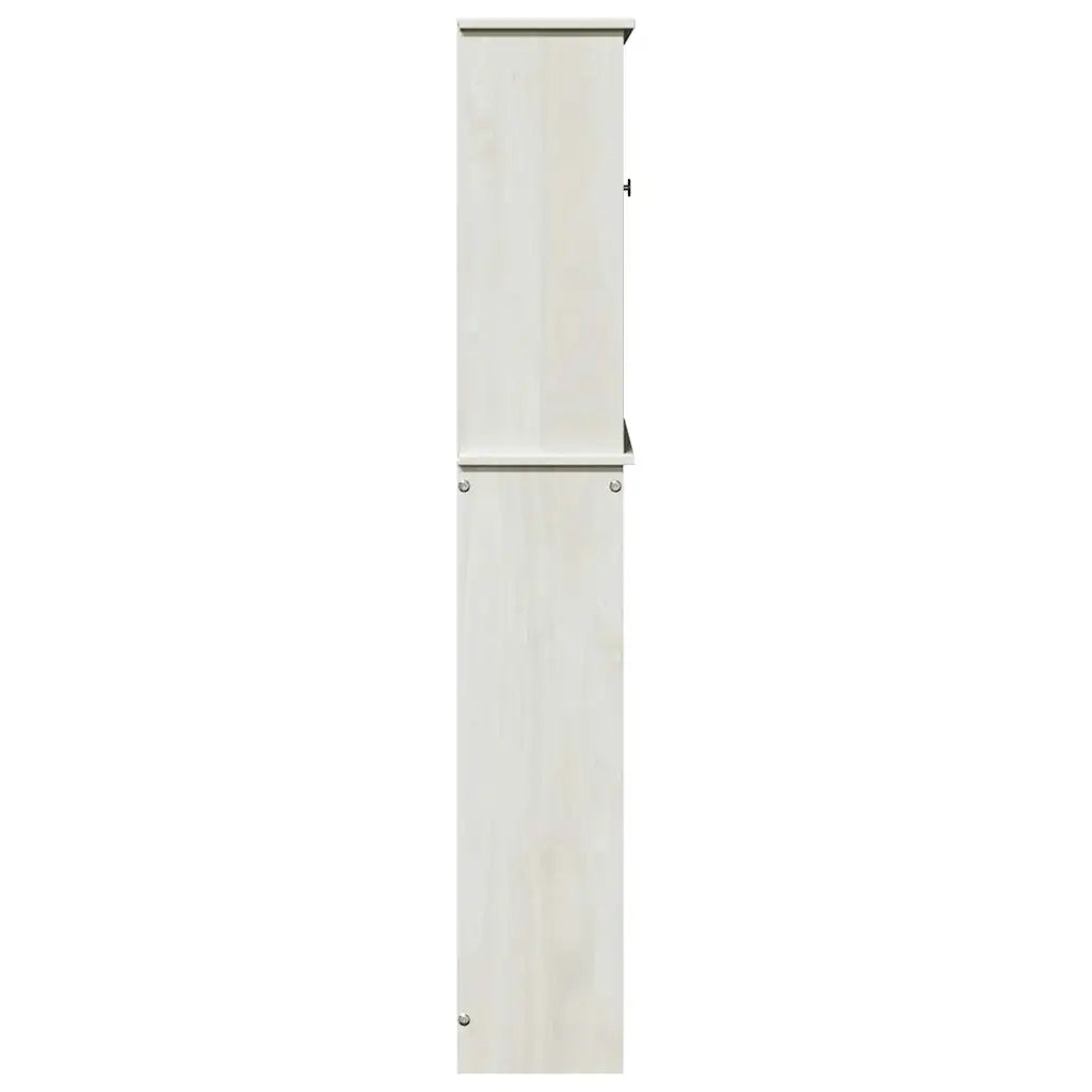 vidaXL Mobile Bagno con lo scaffale VIGO Bianco 60 x 27 x 161 cm