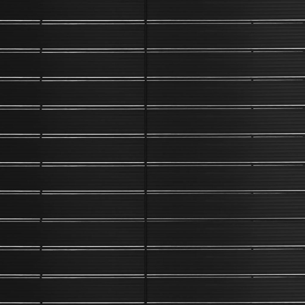 IDMarket - Set di lamelle oscuranti, arella in PVC nero L. 60 M per pannello a rete