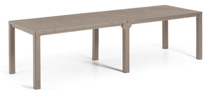 Tavolo Doppio da Giardino 295x90x74,5 cm in Resina Keter Kulie Double Cappuccino