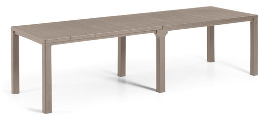 Tavolo Doppio da Giardino 295x90x74,5 cm in Resina Keter Kulie Double Cappuccino