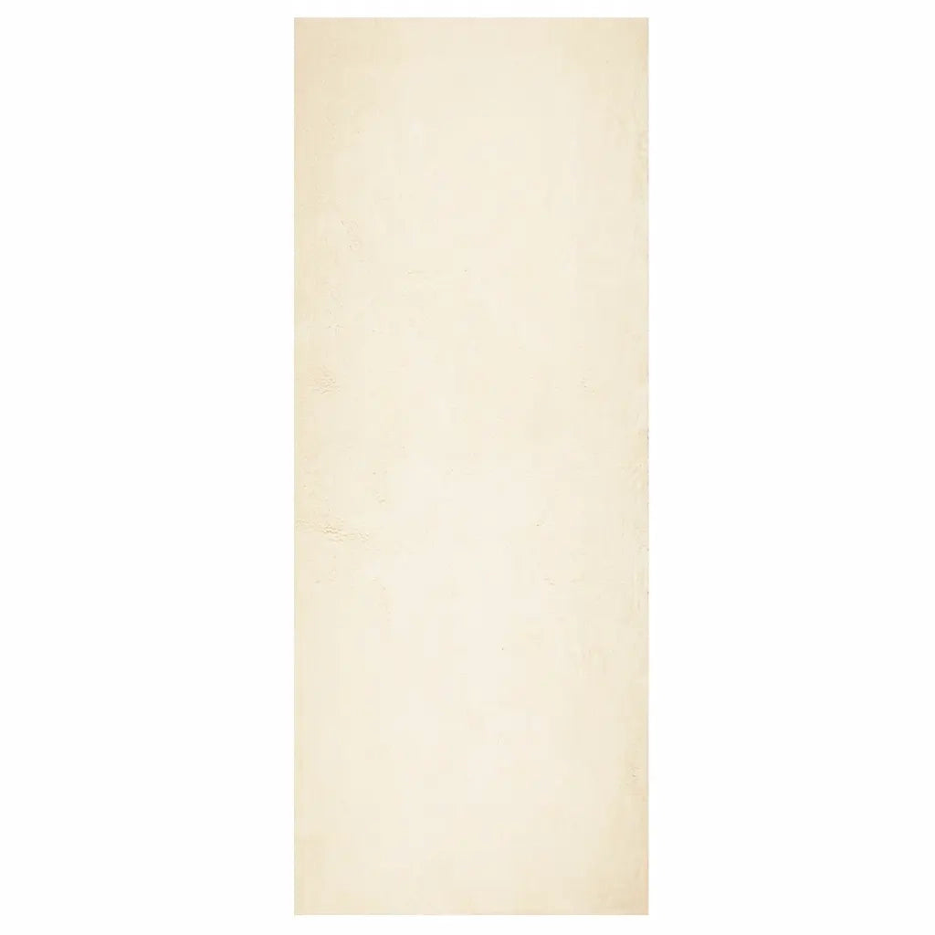 Tappeto a Pelo Corto HUARTE Morbido e Lavabile Crema 80x200 cm 375034