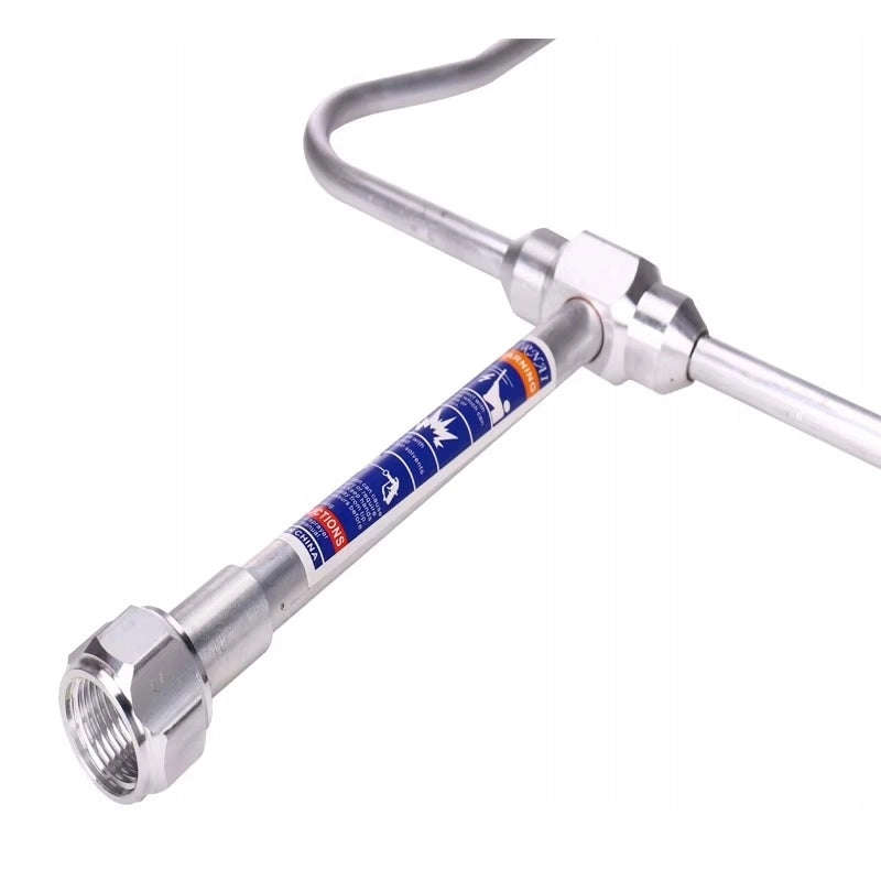 Lancia Doppia Airless TwinSpray SteelPro 7/8 – Acciaio Inox, Compatibile con Pistole 7/8" Graco/Wagner