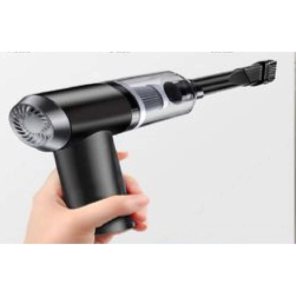 Trade Shop - Aspirapolvere A Pistola 2 In 1 Casa Auto Ricaricabile Usb Con Led 8 Watt Cx-9532 -