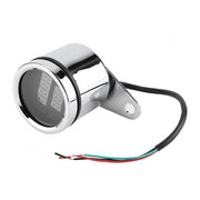 Contatore di giri 2 in 1 - Voltimetro digitale - Scontrino di velocità metallico - Adatto per motocicli - Design classico - Esplosione sicura e idrorepellente