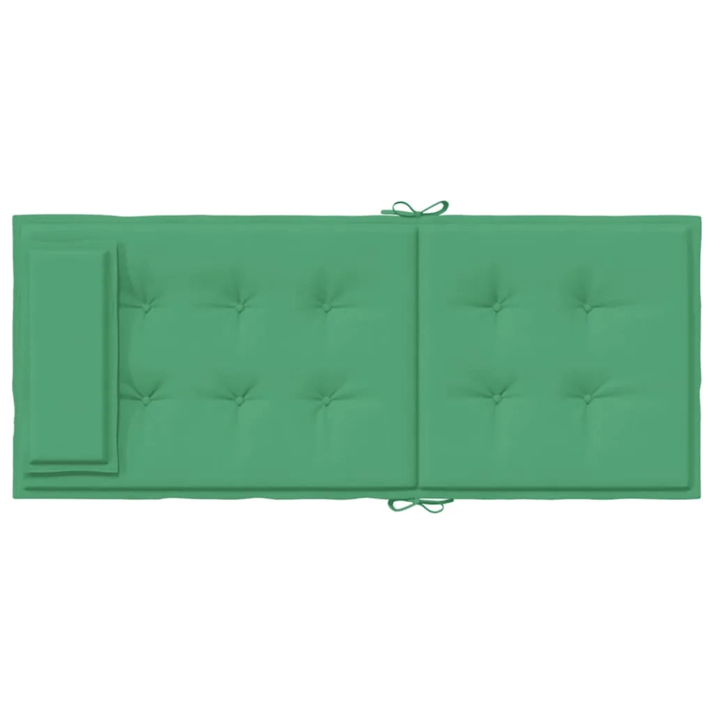 Cuscini per Sedia con Schienale Alto 4 pz | Cuscini per sedie Verde Tessuto Oxford