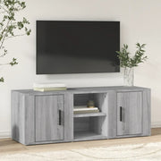 Mobile TV Grigio Sonoma 100x31,5x35 cm in Legno Multistrato 819434