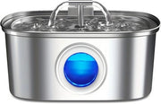 Dispensatore automatico per animali - Bevande per animali - Senza fili - 4000 mAh - 3,5 L - Acciaio inossidabile