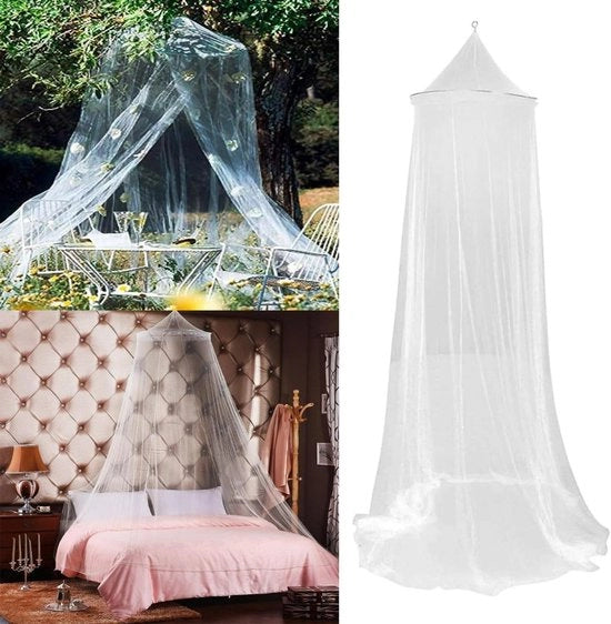 Muggennet opvouwabile per letto matrimoniale - lavabile - adatto per camera da letto, giardino, campeggio