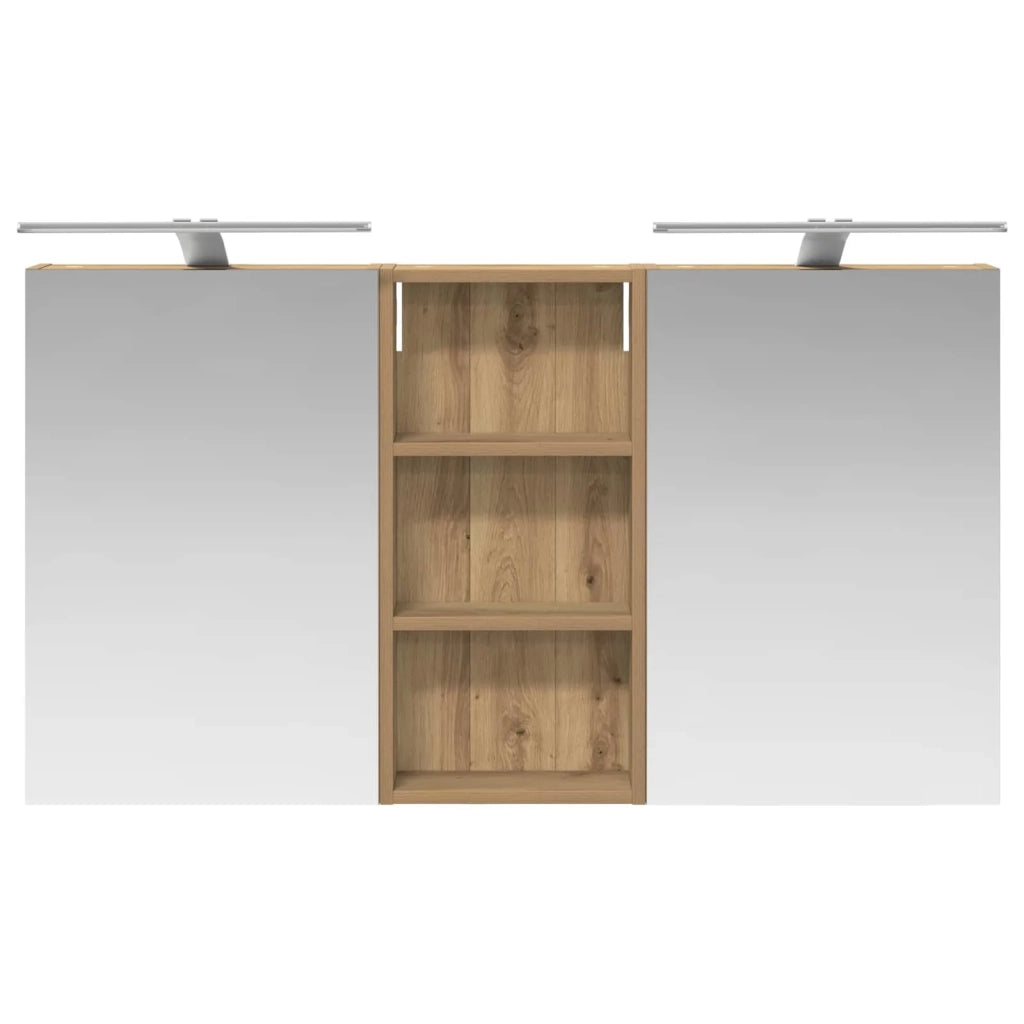 Set di Armadi da Bagno con porta 3 pcs 110 x 10,5 x 60,5 cm 3403727