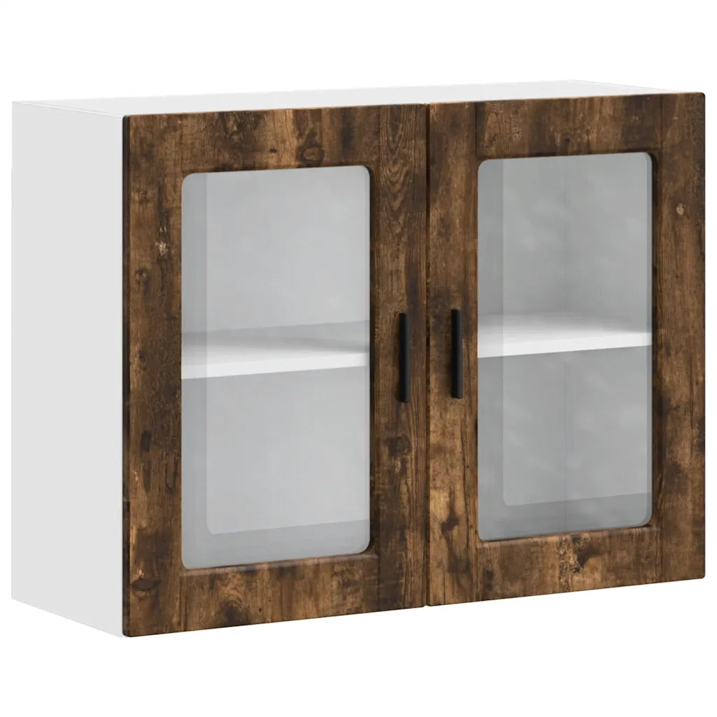 Pensile da Cucina con Porta in Vetro Porto Rovere Fumo 854092