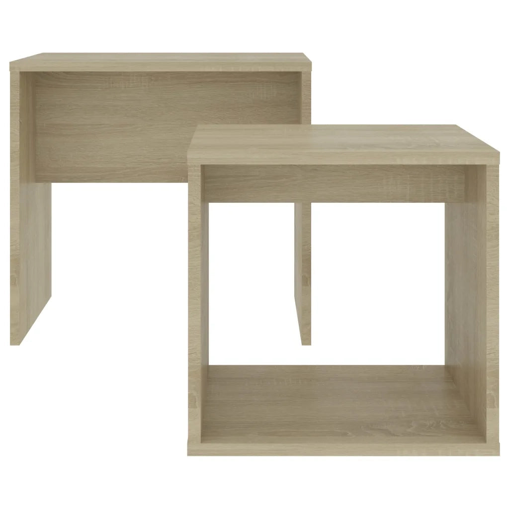Set Tavolini da CaffÃ¨ Rovere Sonoma 48x30x45 cm in Truciolato cod mxl 71119