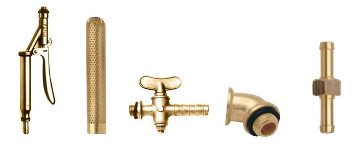 acc.raccordo per pompe 3 pz.  mm. 8 cod:ferx.vit6551