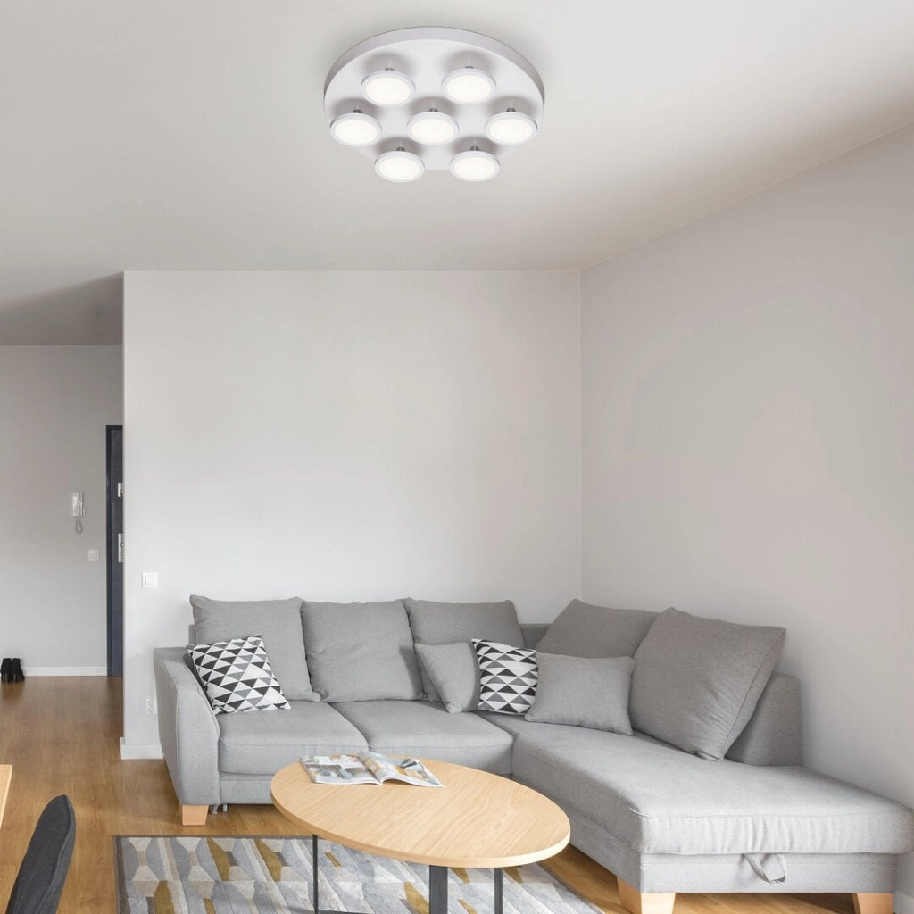 Plafoniera LED Rabalux Elsa 42W 4000K bianca 40cm metallo