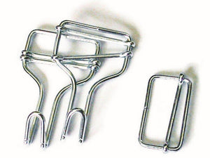 fibbia e gancio cinghia per pompe  mm. 40x20x2,8 cod:ferx.vit10903