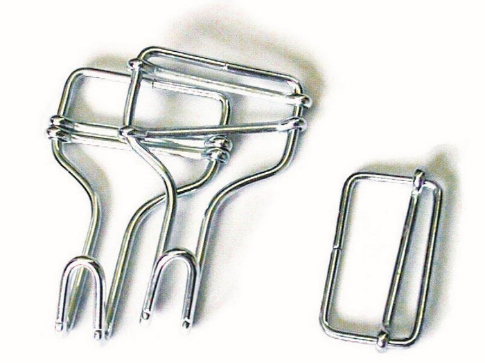 fibbia e gancio cinghia per pompe  mm. 40x20x2,8 cod:ferx.vit10903