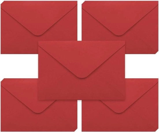 Miniastolari Rettangolari a Flap - 50 Unità - 15 * 10 cm - Adatti per Regali, Carte di Auguri, Matrimoni e Inviti - Piccoli Accessori - Escluso Carta da Scrivere