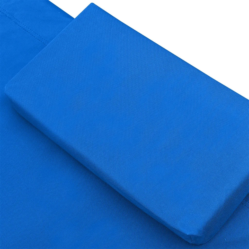 Lettino Prendisole | Sdraio da giardino | Lettino da sole in Tessuto Blu