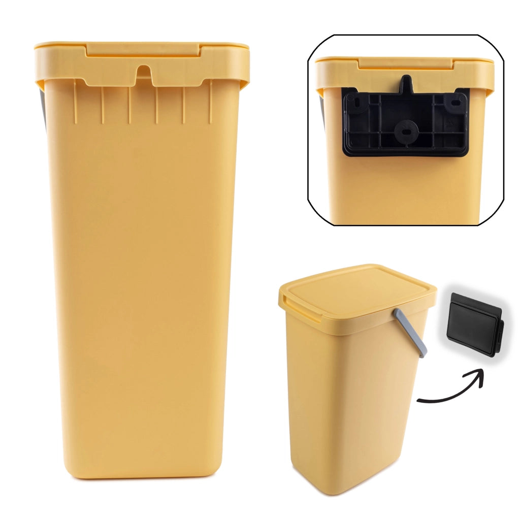 KADAX Zestaw koszy SYSTEMA Q COLLECT 12L jasny zie
