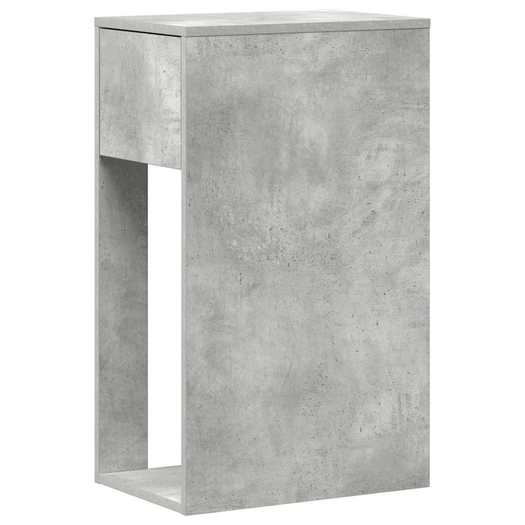 Supporto per Computer a Torre con Cassetto Grigio 30x44x74 cm CFW4155226
