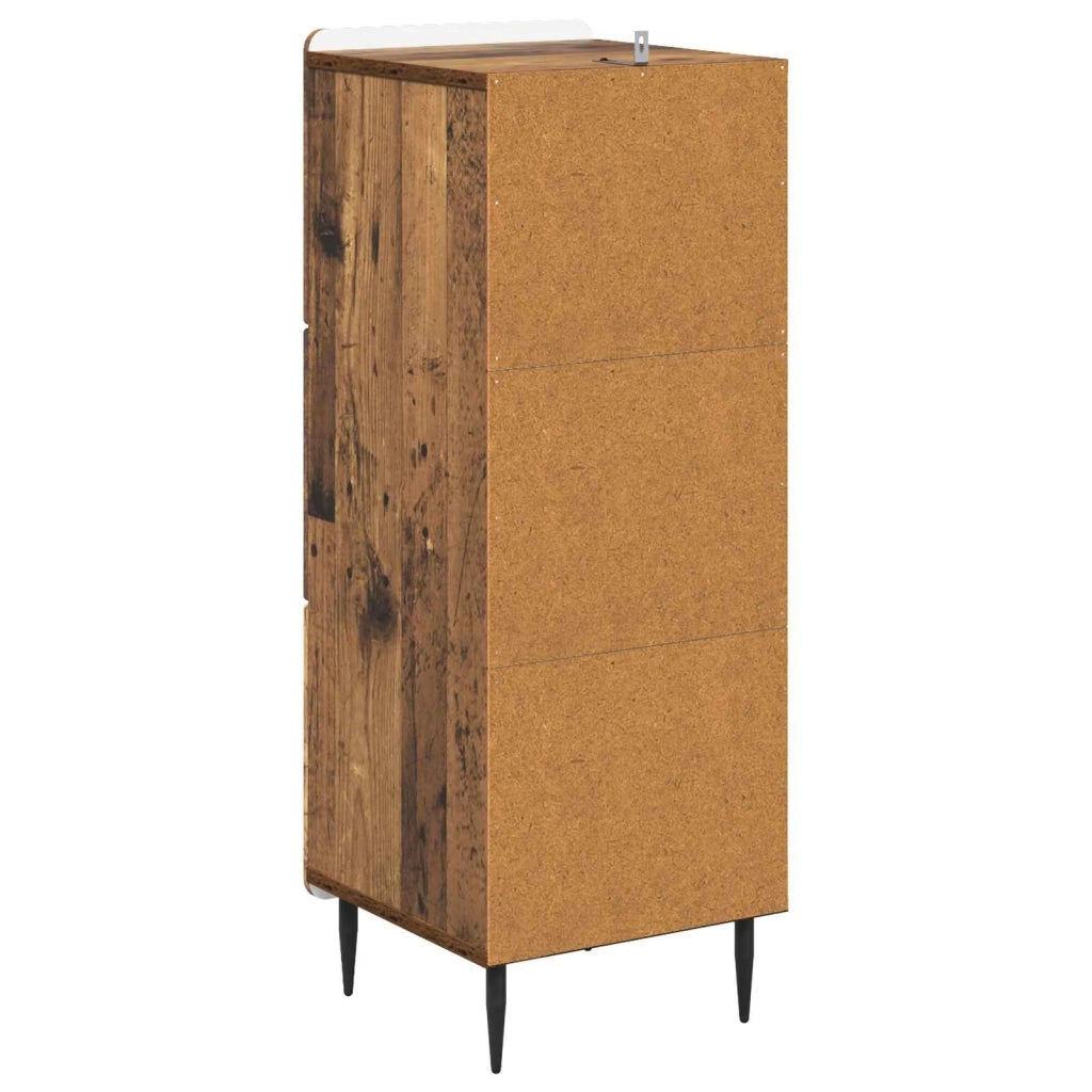 Mobile con Cassetti Legno antico 33 x 34,5 x 92 cm 894393