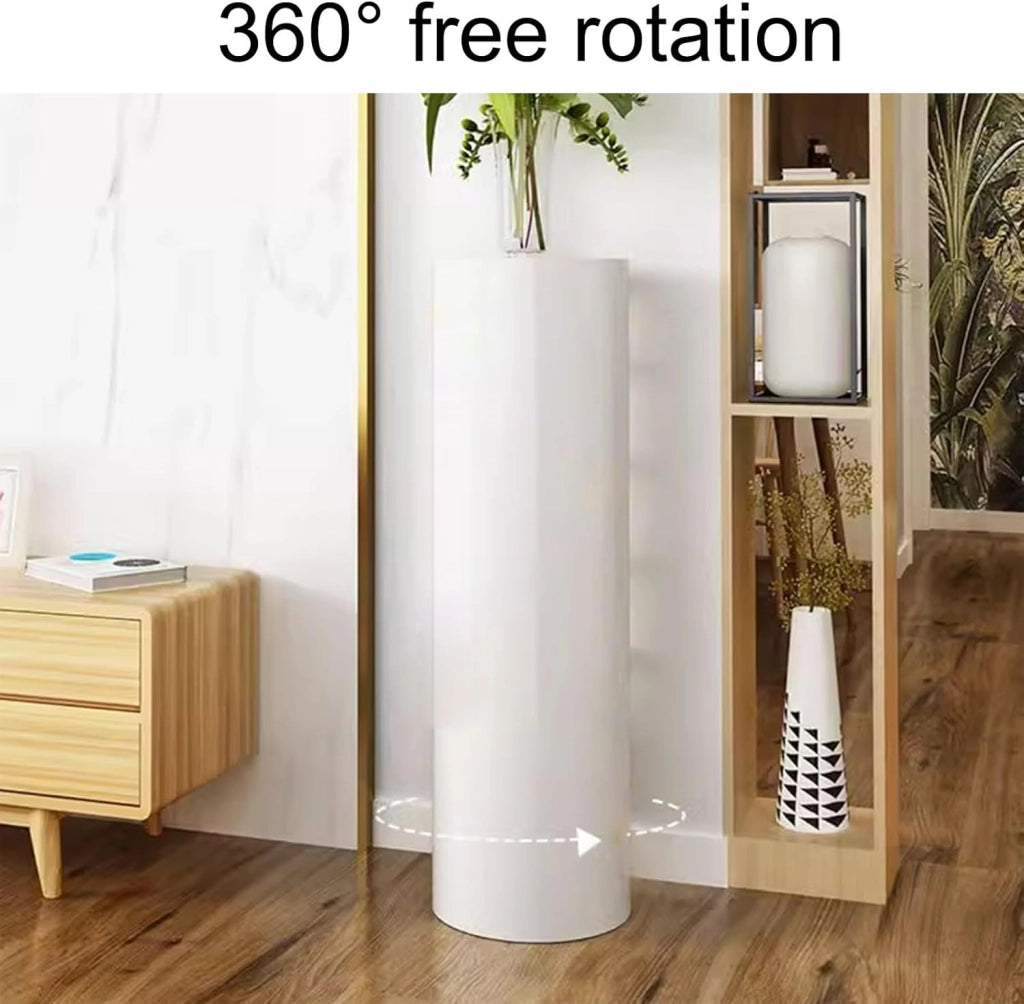 scarpiera Scarpiera Girevole a 360° - Organizzatore per Scarpe Autoportante in Metallo da 13 Pollici per Piccoli Spazi - Torre per Scarpiera Verticale - Supporto per Scarpiera Rotondo - Soluzione