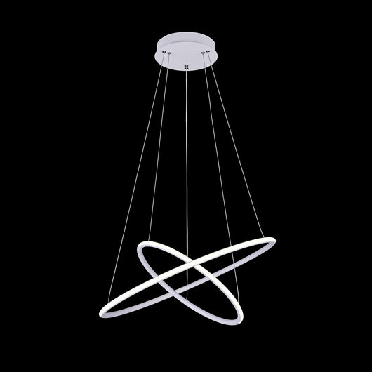 Lampada pendente Modern in Metallo Nola Bianco