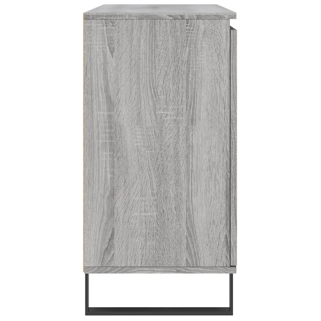 Credenza-Buffet-Armadio da cucina Grigio Sonoma 101,5x35x70 cm in Legno Multistrato 751979