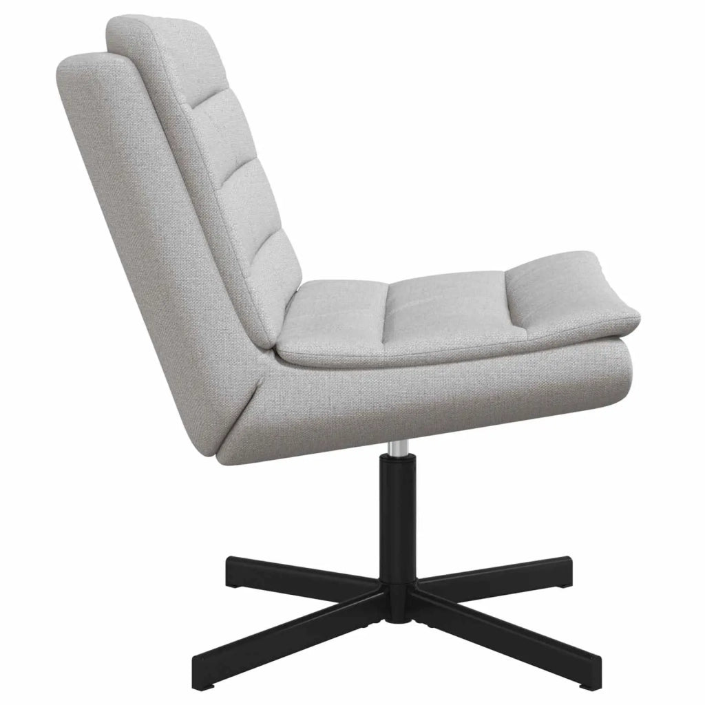 Sedia girevole Grigio Nuvola 63 x 75 x 76 cm Tessuto 42007358