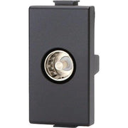 PRESA TV PASSANTE ABM - NERO MM 9,5- 8 pezzi