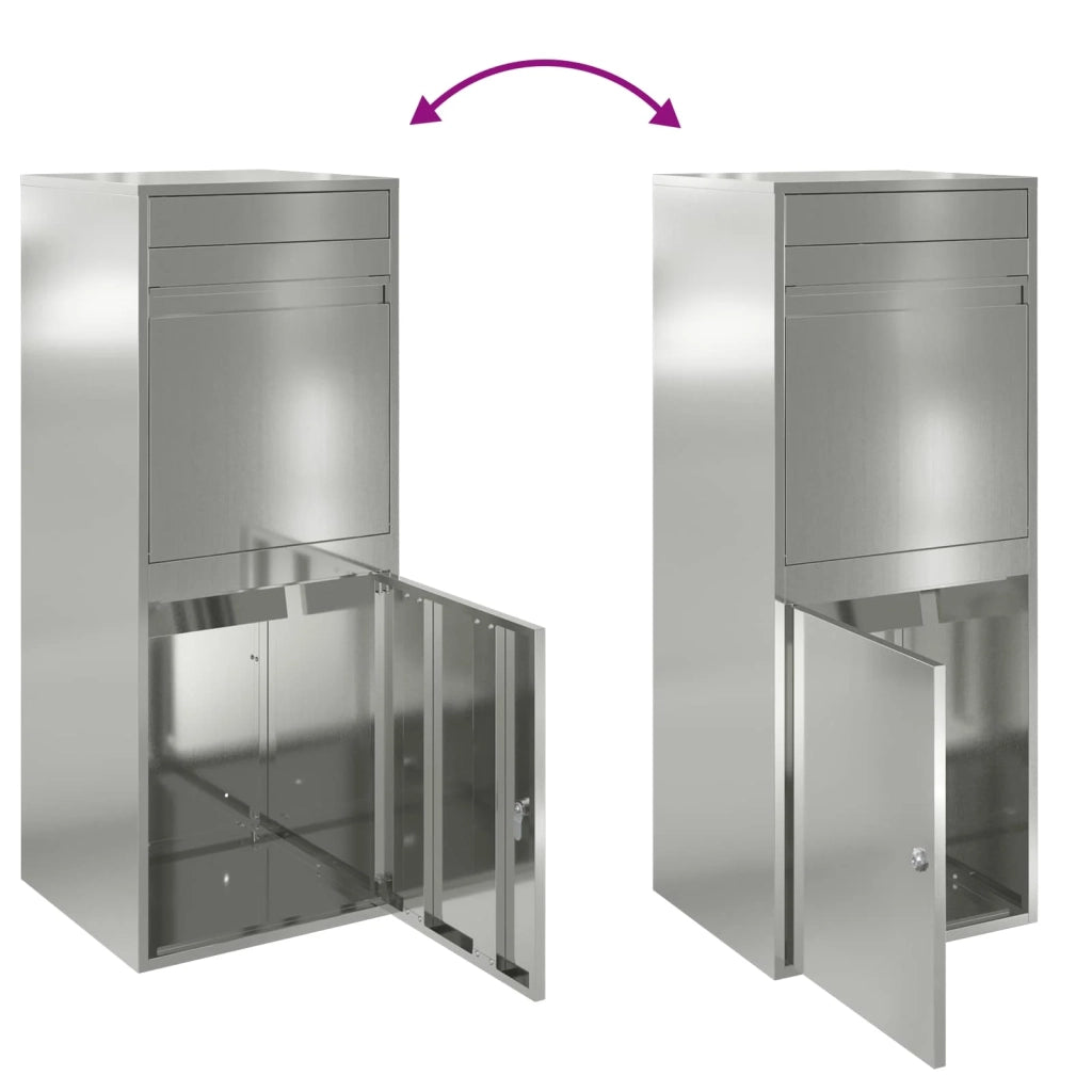 Cassetta per pacchi Argento 47,5 x 38 x 59 cm Acciaio zincato CFW8489400